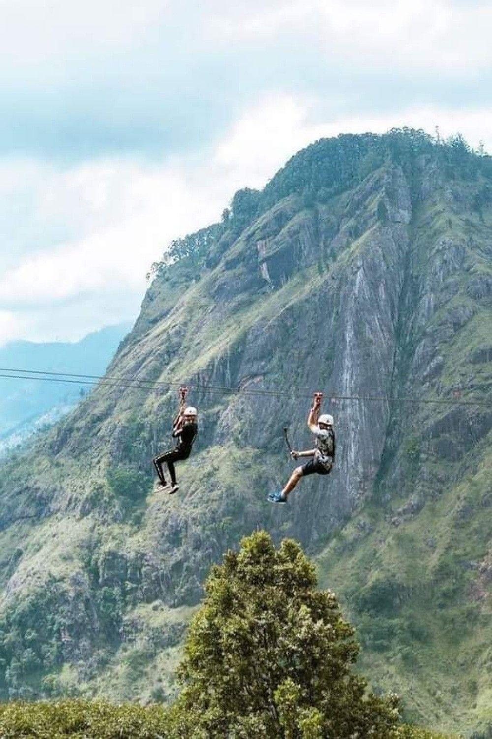 Zip-lining